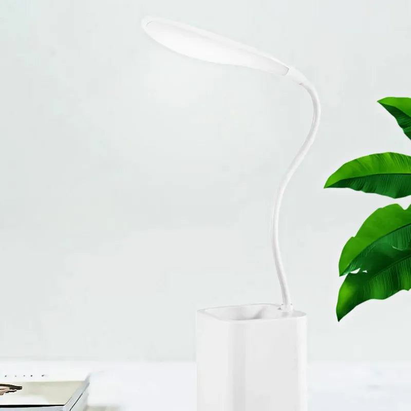 Flexible Smart Lamp, Eye Protection LED Lamp, USB Rechargeable LED Touch Desk Lamp, Multifunctional LED Flexible Table Lamp With Pen Holder Flexible Smart Lamp, Eye Protection LED Lamp, USB Rechargeable LED Touch Desk Lamp, Multifunctional LED Flexible Table Lamp With Pen Holder